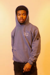 EOAHN Vintage Blue Washed Hoodie
