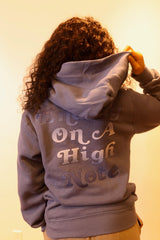 EOAHN Vintage Blue Washed Hoodie