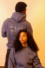 EOAHN Vintage Blue Washed Hoodie