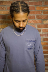 EOAHN Vintage Blue Washed Long Slv